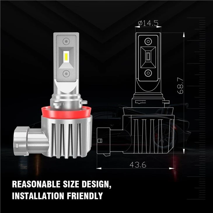 E-MARK V10p Led Headlight Fog Light